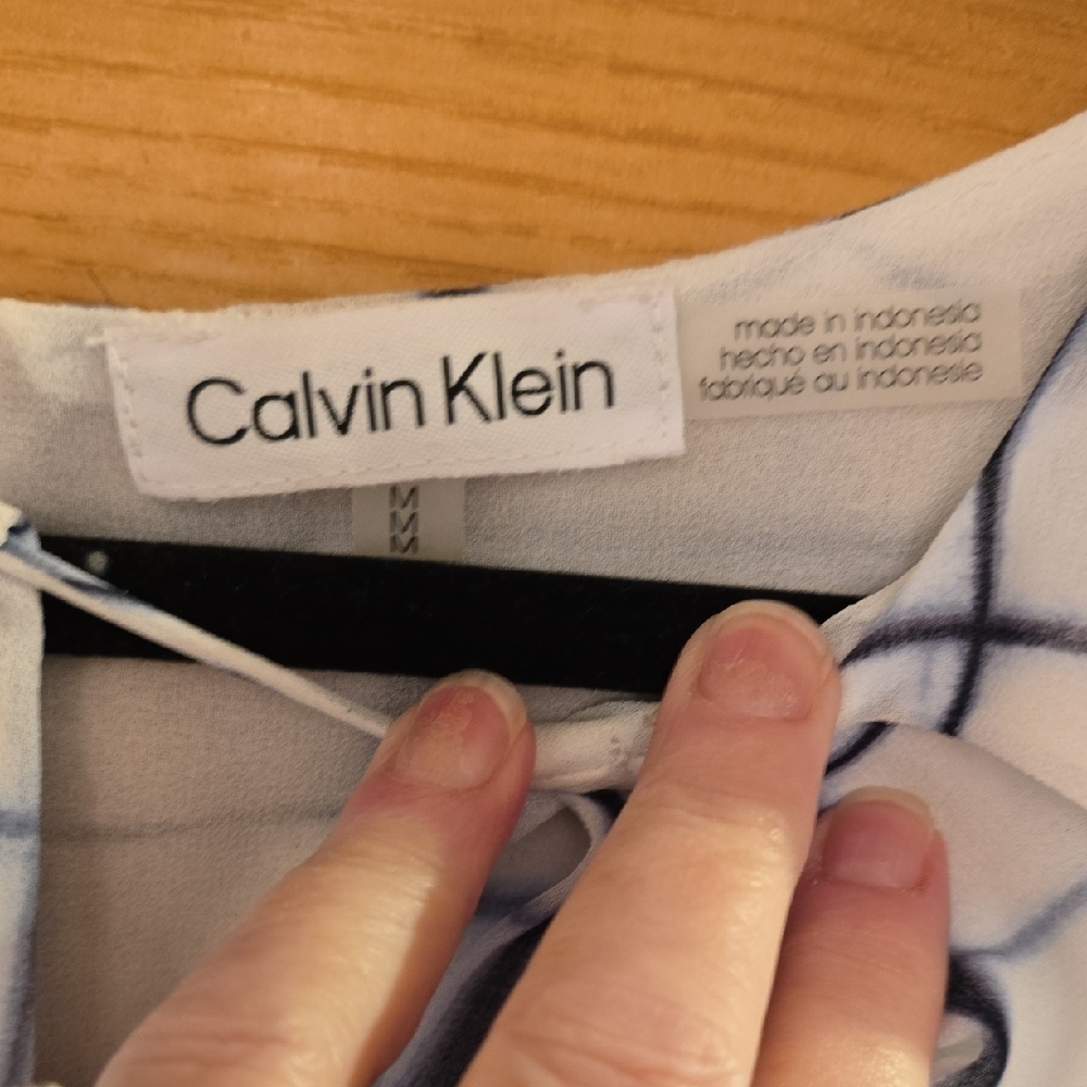 Calvin Klein Collection Cream Boxy Blouse - Picture 2 of 7